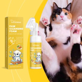 Yegbong Pet Foot Foam Cleanser Deep Cleaning Dog And Cat Foot Care Moisturizing