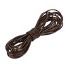 sourcing map Round Leather Cord, 5.5 Yard 2 Mm Leather