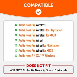 WC Side Speaker Plates For Arctis Nova Headsets, Made by Wicked Cushions | Fits Arctis Nova Pro Wireless/Pro Wired/Nova 7 / 7X / 7P | Designs Perfectly Match WC Headbands & Earpads | 90's White