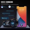 Fodsports FX8 Pro Motorcycle Helmet Intercom Bluetooth Headset 10 Riders