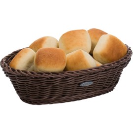 Saleen Oval Trend Basket, Brown, 23.5 x 16 x 6.5 cm