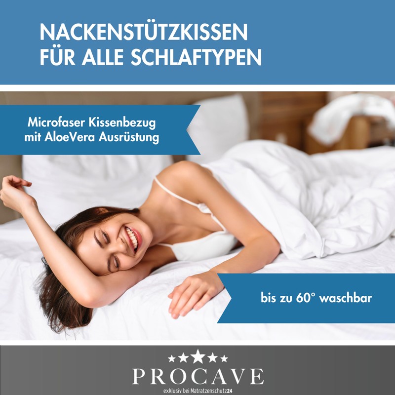 Procave 7140/7141 Neck Pillow, 40 x 80 cm