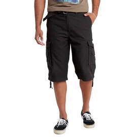 Unionbay Men's Cordova Belted Cargo Short Messenger - 30 - Black