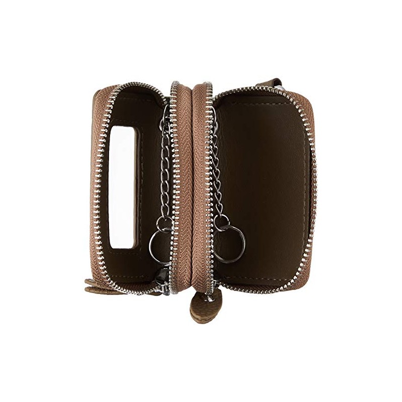 AWESOME(オーサム) スマートキーケース クリア窓付きダブルファスナータイプ オリーブ ASK-CMW010 -