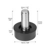 QWORK® 24 Pcs Black Adjustable Furniture Feet Screw Feet M6x10mm