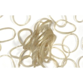 Rainbow Loom Pearl Bands, Mother of Peal, Clear