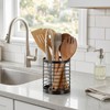 IWNTWY Utensil Holder for Kitchen Counter, Stainless Steel Utensil Crock
