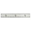 'Crime Scene' 30cm (12 Inch) White Plastic Ruler (RL00036784)