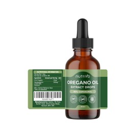 Oregano Oil Drops - 90% Carvacrol | 30ml Bottle - Over 1 Year Supply | Pure Wild Oregano Oil for Immune Support, Digestive Health & Natural Wellness | Pure and Potent Oil of Oregano