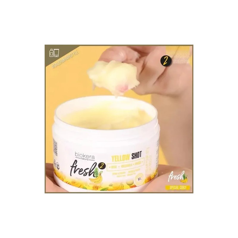 Salerm Biokera Yellow Shot Shampoo 1lt + Mascarilla 250ml