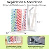 Celsisignis Acrylic Straw Holder for Cabinet, Straws Storage Container for