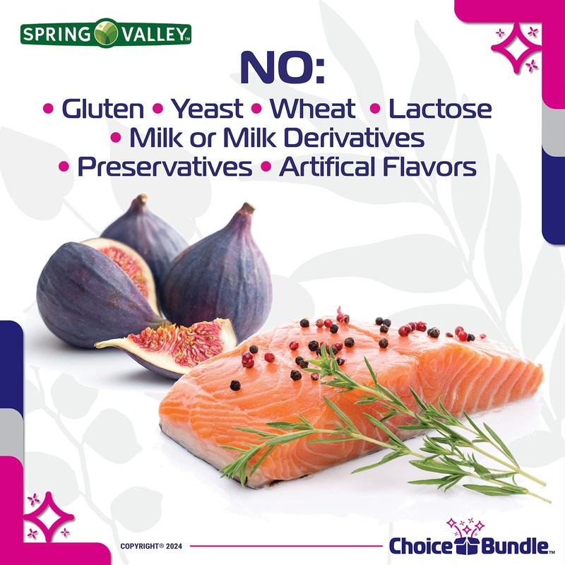 Spring Valley Calcium 600 mg Plus Vitamin D3 12.5 mcg