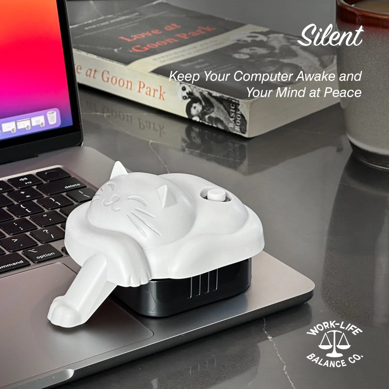 Work-Life Balance Corporation Laptop Touchpad Jiggler - Doesn't Require Mouse