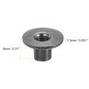 uxcell M5 T-Nuts, 12pcs Carbon Steel Tee Nut Round Base