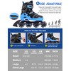 Kuxuan Skates Adjustable Inline Skates for Women Men, Kids Roller