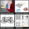 VAK Drone 1841 Control por Mano Elude OBSTACULOS Acrobacias