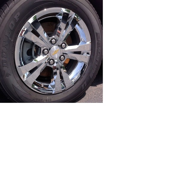 Premium OEM Style Chrome Wheel Skins for 2010-2015 Chevrolet Equinox LS (Pack of 4) 17"
