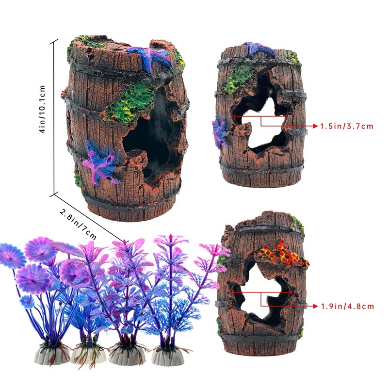 Bazayona Faeshoo Fish Tank Decoration Betta Fish Tank Decorations Accessories