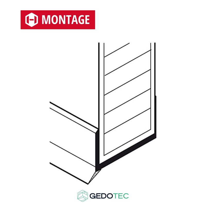 Gedotec Plinth Profile Plinth Trim Profile for 18 and 19