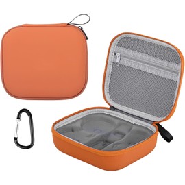 LINGHUANG Mini Hard Case for DJI Neo,Waterproof Shockproof Storage Bag Carrying Case with Buckle Hook ONLY for DJI NEO Drone(Orange)