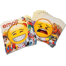 Happy People 15962 Emoji 33 x 33 cm Lunch Napkins, Pack of 20