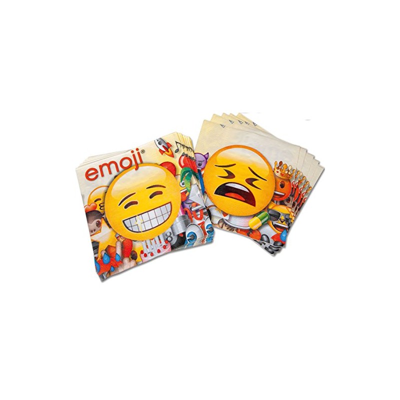Happy People 15962 Emoji 33 x 33 cm Lunch Napkins,