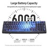 ZORNHER ZH980 Wireless Mechanical Gaming Keyboard,95% Blue Hot-Swappable Custom Creamy