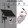 Solar Disconnect Switch, Solar Isolator Switch, MCB 2P DC 500V