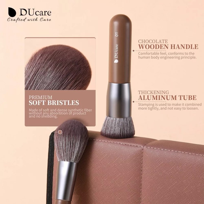 Ducare 22pc Brocha De Maquillaje Con Bolsa Cepillo Cosmético