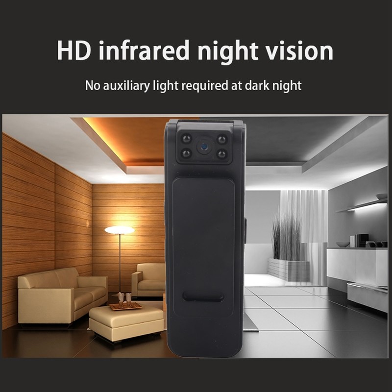 Mini Body Camera 1080P HD Wearable Magnetic Absorption Video Recorder