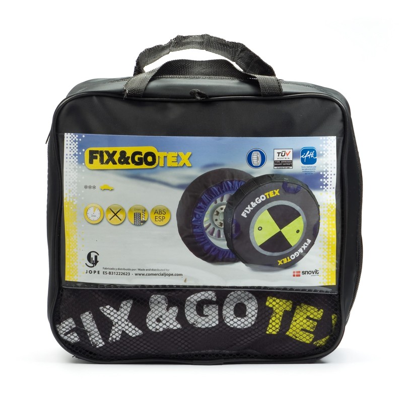 Fix & Gotex – 8ZFB Schneeketten, Textilkette für Auto Größe: