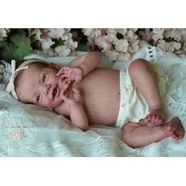 Anano Lifelike Reborn Baby Dolls Silicone Full Body 20Inch Realistic Newborn Baby Dolls That Look Real Life Like Baby Doll Alive Anatomically Correct Baby Doll Girl All Vinyl