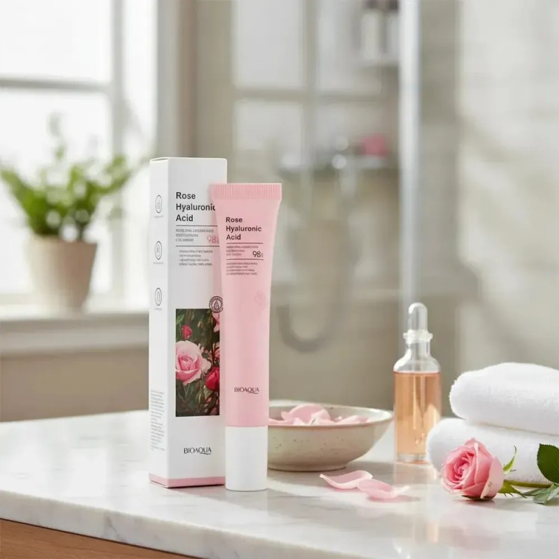 Crema Contorno Ojos Con Rosas Y Ácido Hialuronico Bioaqua Tipo