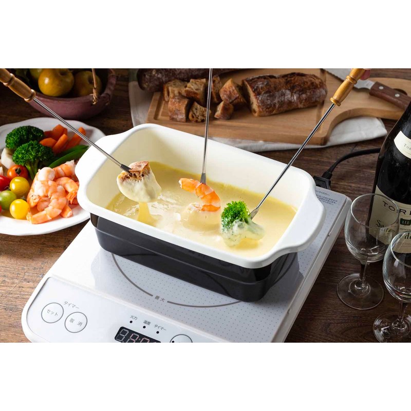 Takagi Metal Hollow Tempura Pot Square 11.2 x 6.3 x