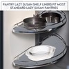 DoubleFill 2 Pack 26 Inch Lazy Susan Shelf Liner Silicone