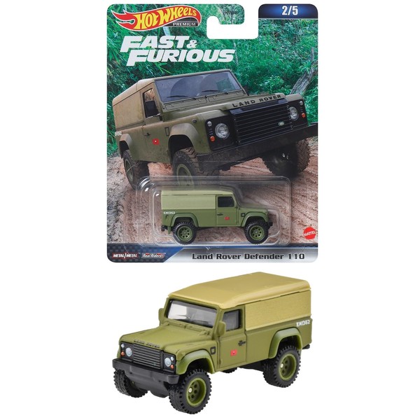 Hot Wheels HKD26 Fast and Furious Land Rover Defender 110 [3 Years Old and Up]