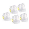 5Pcs Grain Sealed Storage Bag Reusable Transparent Grain Storage Bag