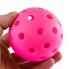 12PCS 74mm 40 Holes Pickleballs PE Plastic High Elasticity Pickleball