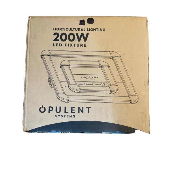 Spectrum Opulent Systems 200W Square Full Spectrum LED Plant Grow
