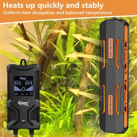 hygger Aquarium Heater, Submersible Fish Tank Heater with Over-Temperature Protection and Automatic Power-Off, Fish Heater with Digital Controller for Freshwater and Saltwater (1000W)