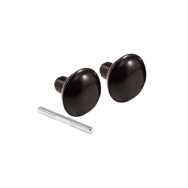 Prime-Line E 2499 Solid Brass Vintage Door Knob Spindle Set,