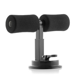 InnovaGoods - Sit Up Bar for Abs, Strong Suction Cup for Stability, Adjustable Height in 3 Positions, Ideal for Home Training, Black, Steel - Rubber - High Density Foam