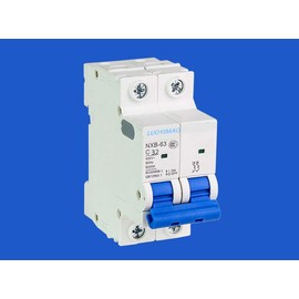 LYM 2Poles 32A 400V Low-Voltage Miniature Circuit Breaker Din Rail Mount NXB-63 C32