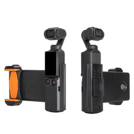 LIBOQIAO Phone Holder Mount Compatible with DJI OSMO Pocket 3,Microphone Tripod Expansion Mount Extension Adapter with 1/4”Thread Screw for DJI Osmo Pocket 3 Accessories