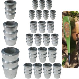 SPNKMJUJ 21 PCS Extended Round Axe Handle Wedge Safety Metal Wedge Hammer Handle Wedges Steel Wedge Kit for Axe Hammer Sledge (0.31/0.39/0.47 Inch)