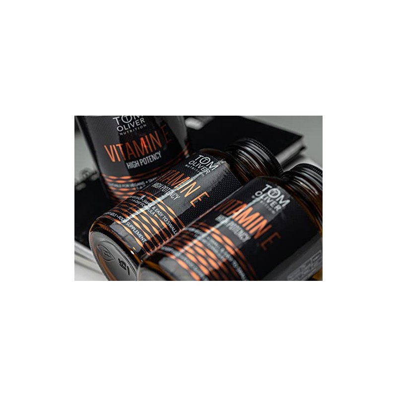 Tom Oliver Nutrition - Vitamin E 400IU High Potency, Highly
