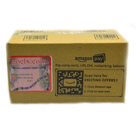 GOELX Silk Thread Bangles - 8 Piece Set - Royal Blue - 2.10