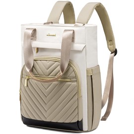 LOVEVOOK Laptop Backpack for Women, 15.6 Inch Work Laptop Bag Teacher Nurse Backpack, Wide Open Travel Tote Backpack Purse Business Computer Daypack