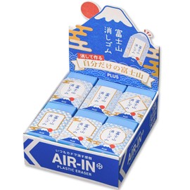 Borrador Plus, Air in Mt. Fuji Eraser, japonés ER100AIF, juego de 12 unidades 36-591