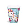 Bicchieri unicorno 250 ml - 8 pezzi